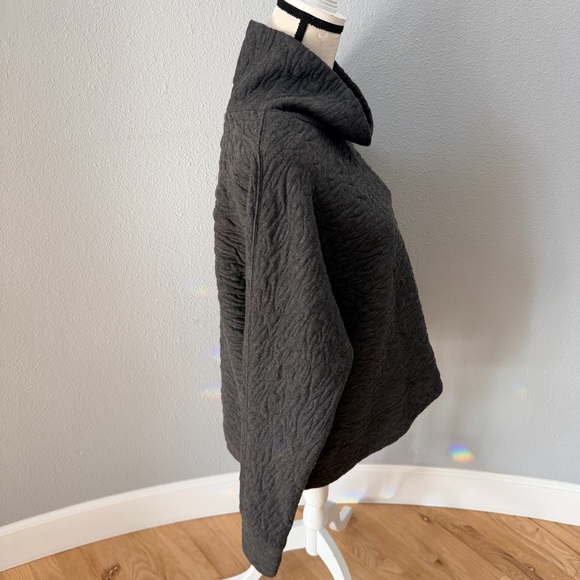 Zella Charcoal Cowl Neck Sweater - Picture 7 of 12